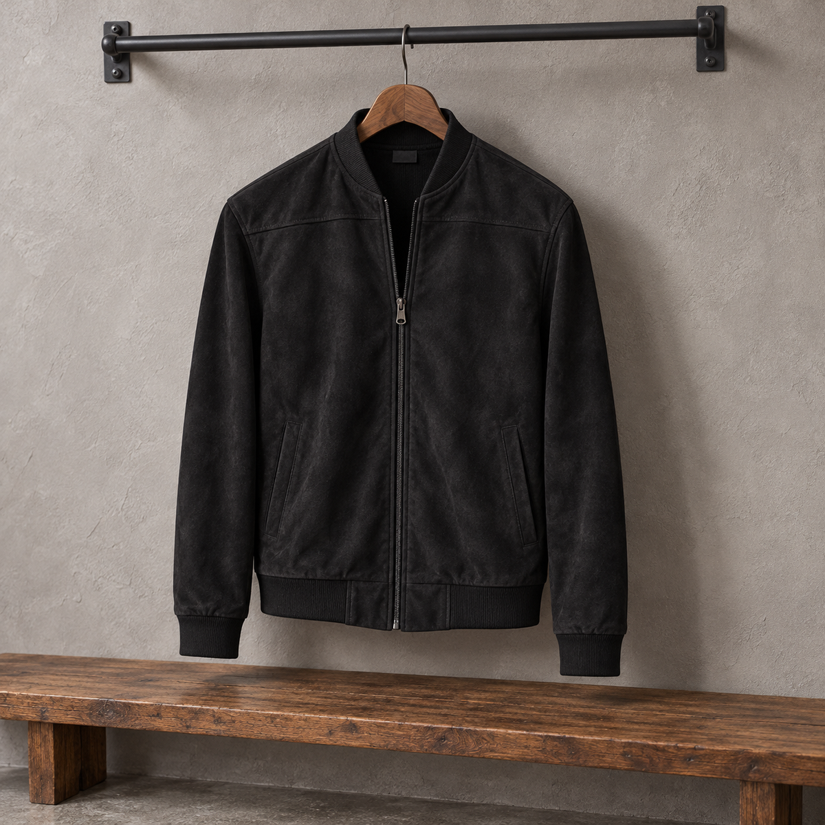 Redford Suede Bomber