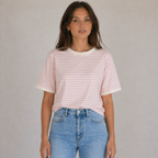 The Elara Stripe Tee