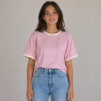 The Elara Stripe Tee