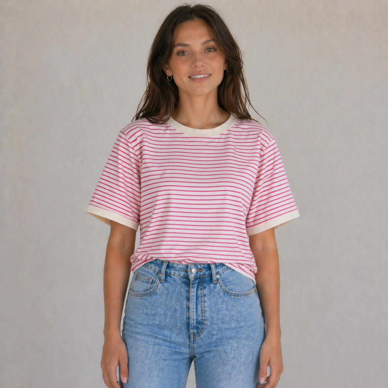 The Elara Stripe Tee