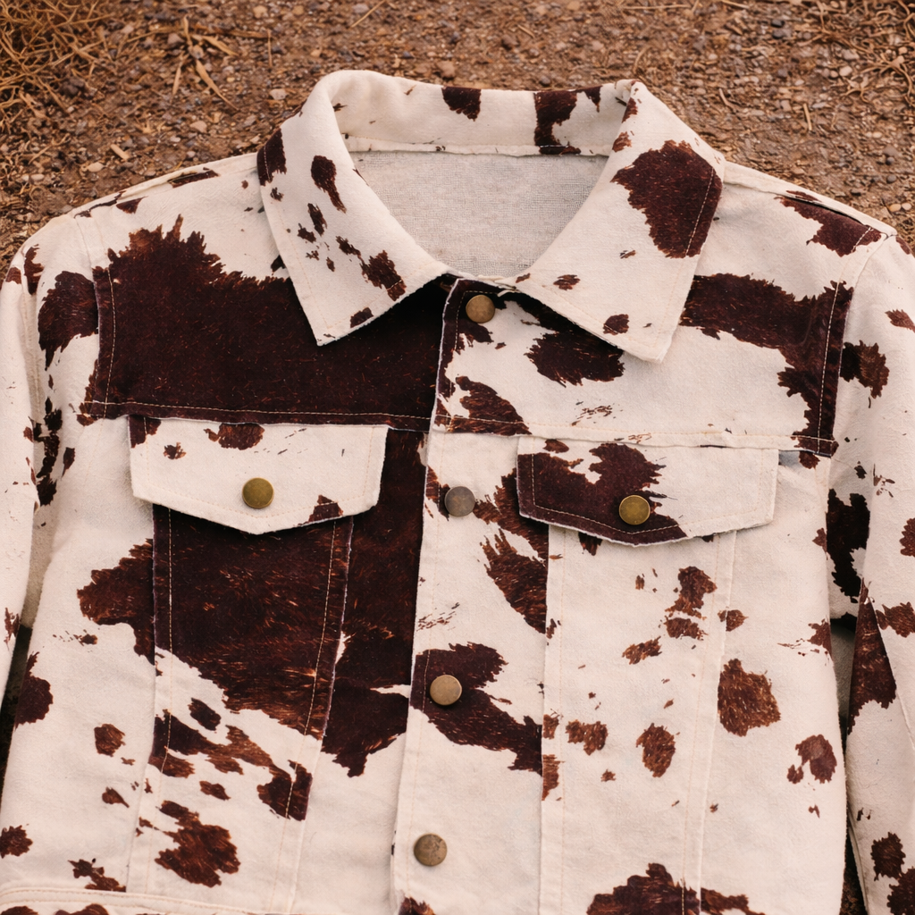The Hadlee Cow-Print Jacket