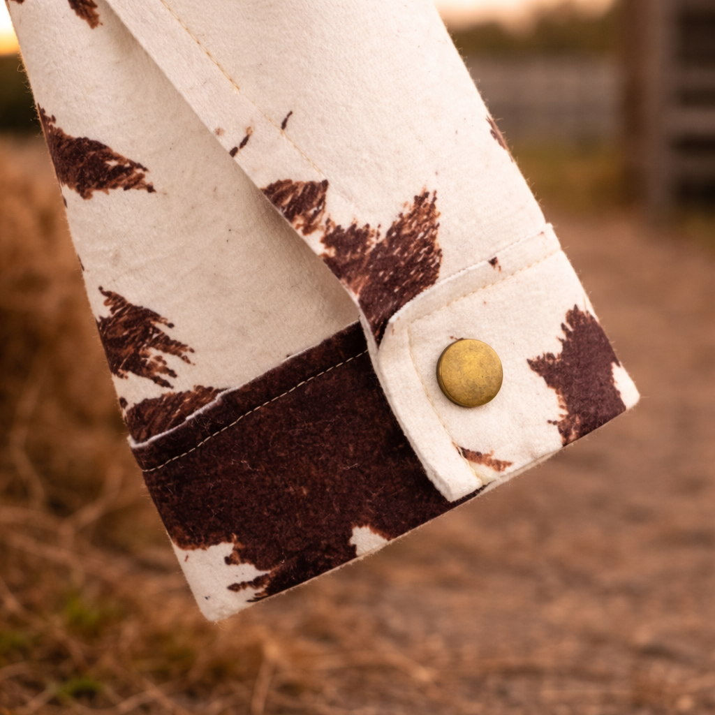 The Hadlee Cow-Print Jacket