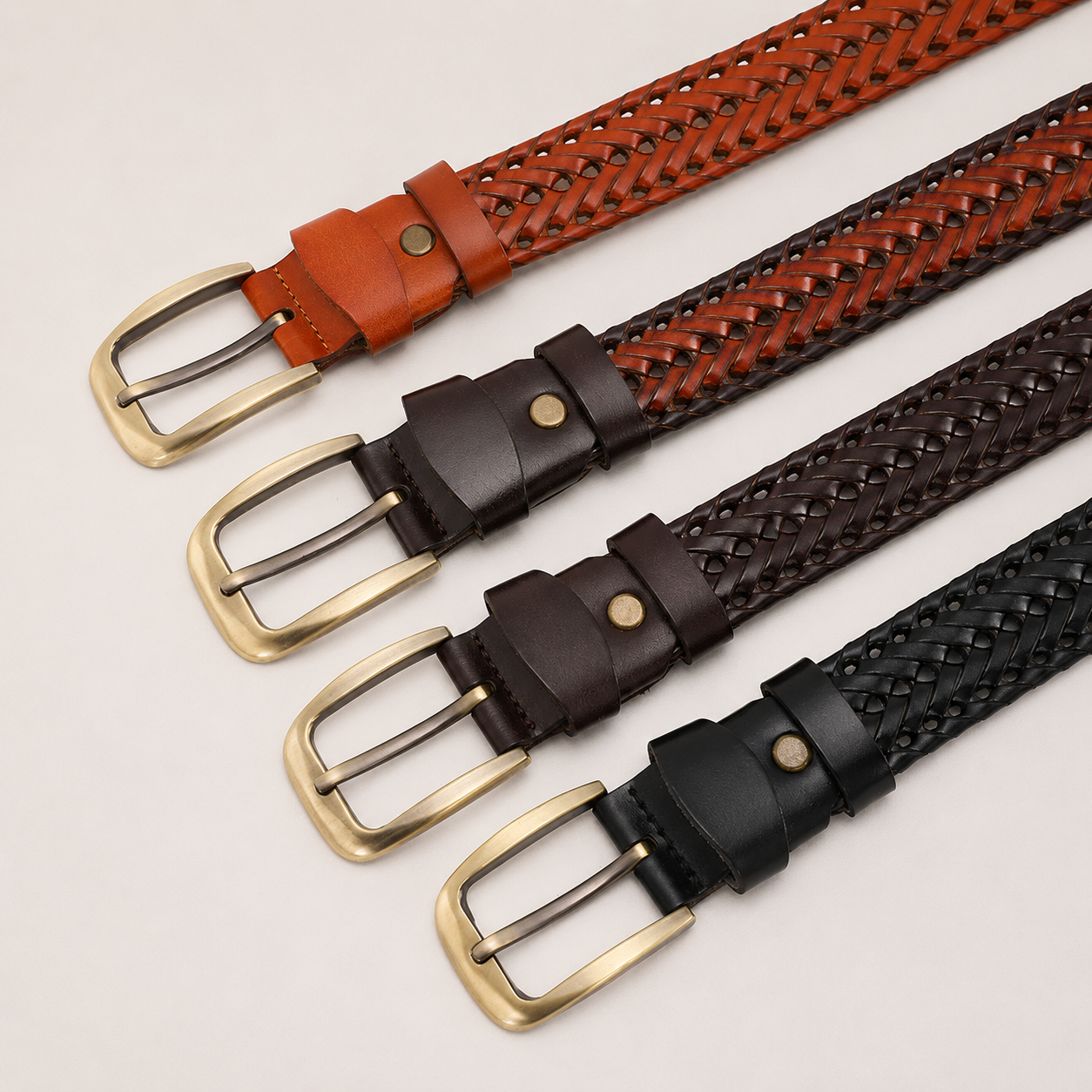 The Hudson Braided Belt