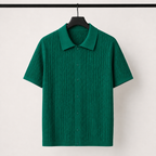 The Riviera Knit Button Up