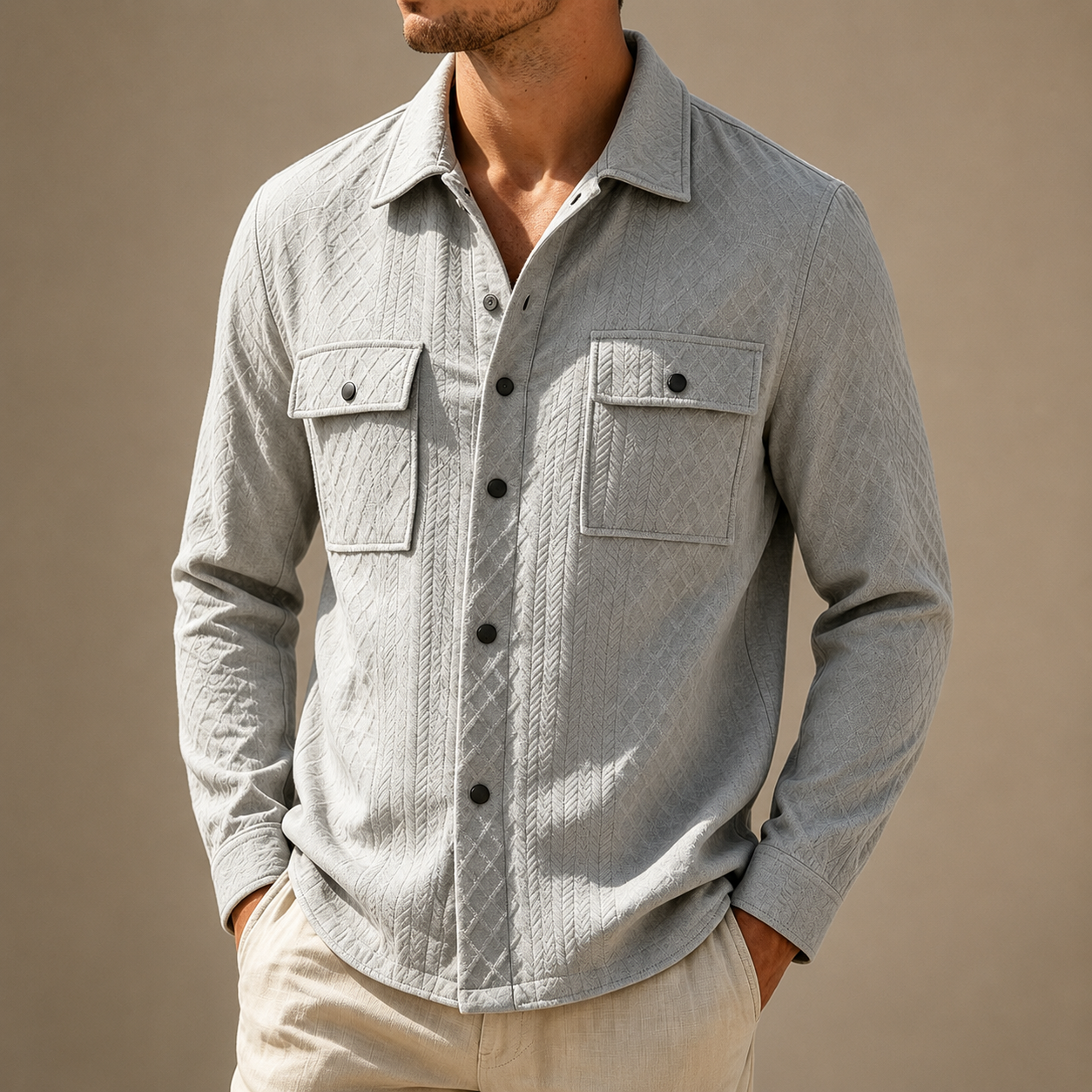 The Ashford Textured Overshirt