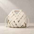Rosette Woven Bag