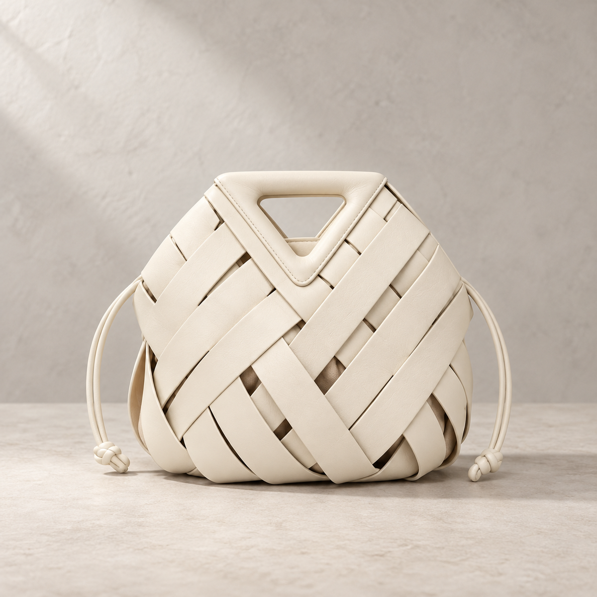 Rosette Woven Bag