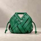 Rosette Woven Bag
