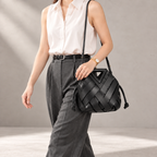 Rosette Woven Bag
