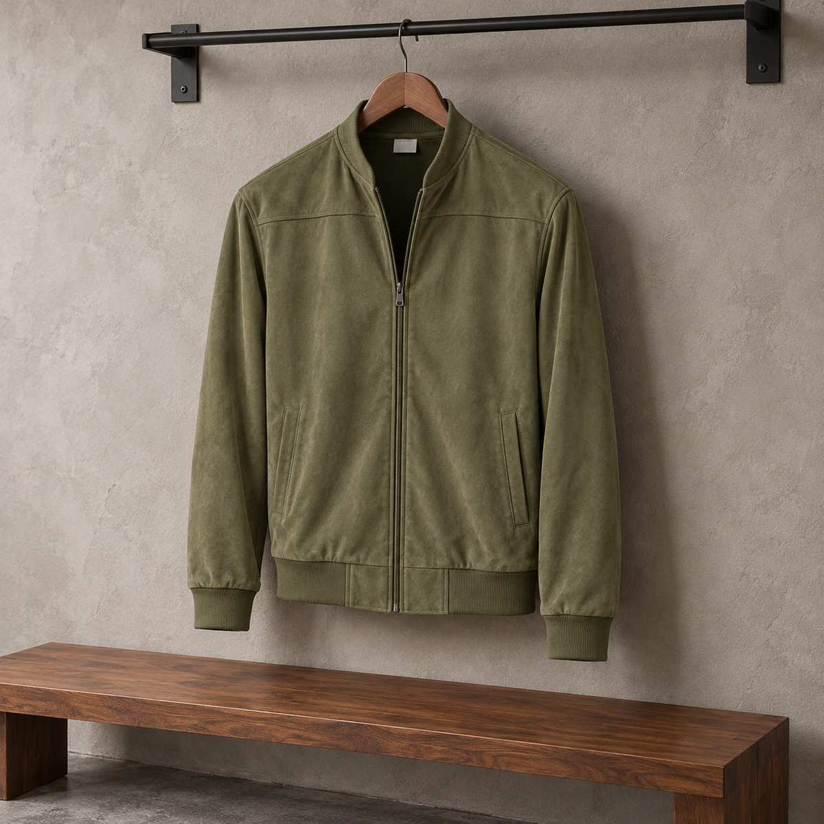 Redford Suede Bomber