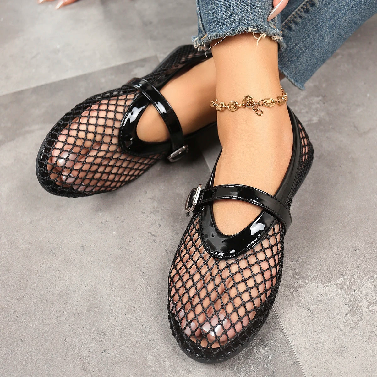 The Sienna Woven Mary Jane
