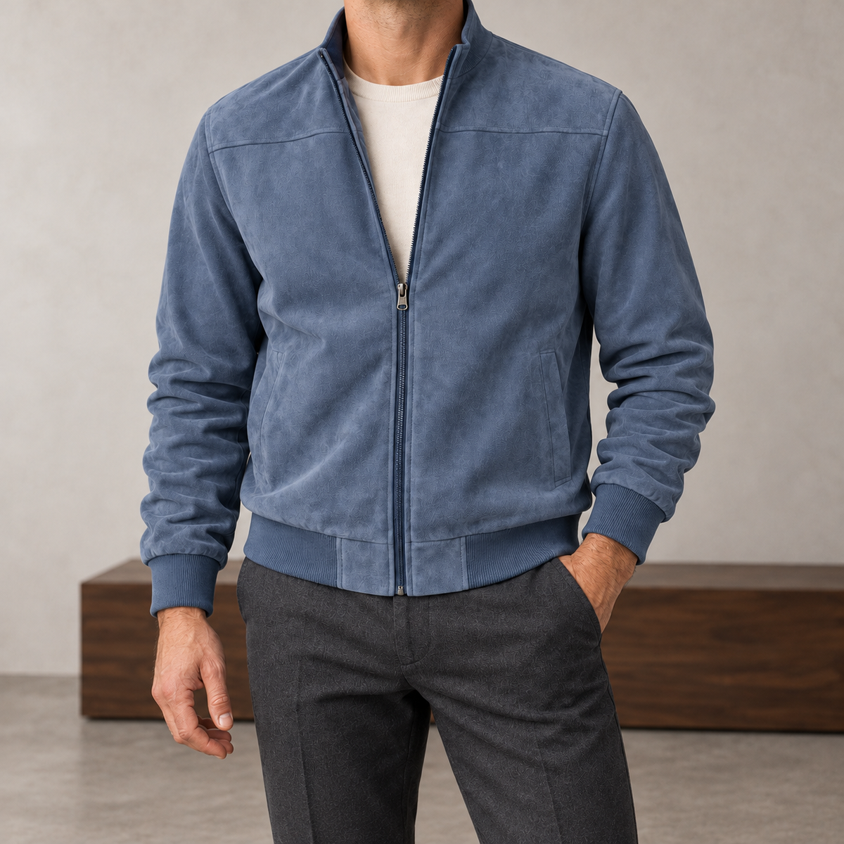 Redford Suede Bomber