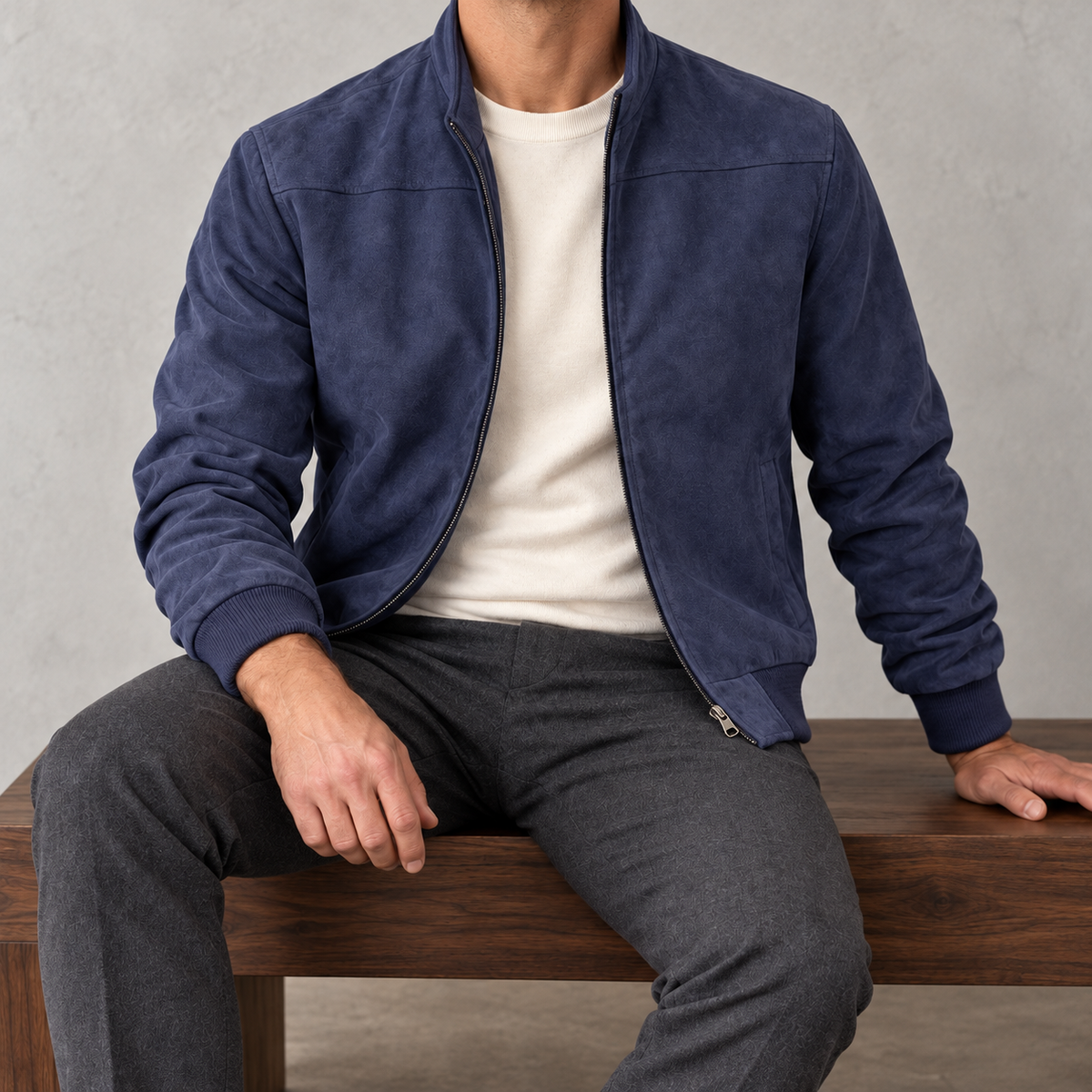 Redford Suede Bomber