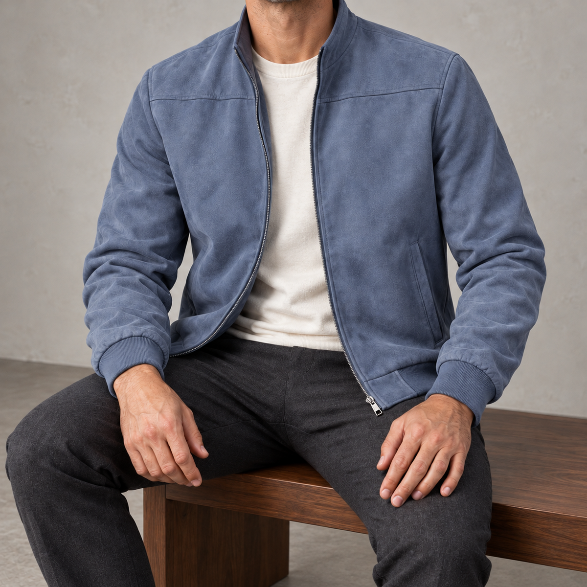 Redford Suede Bomber