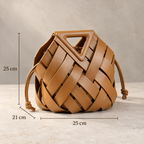 Rosette Woven Bag