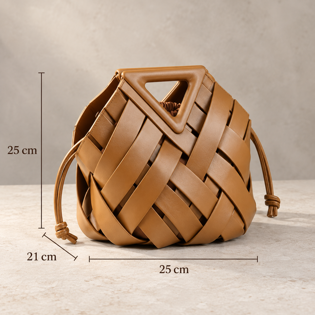 Rosette Woven Bag