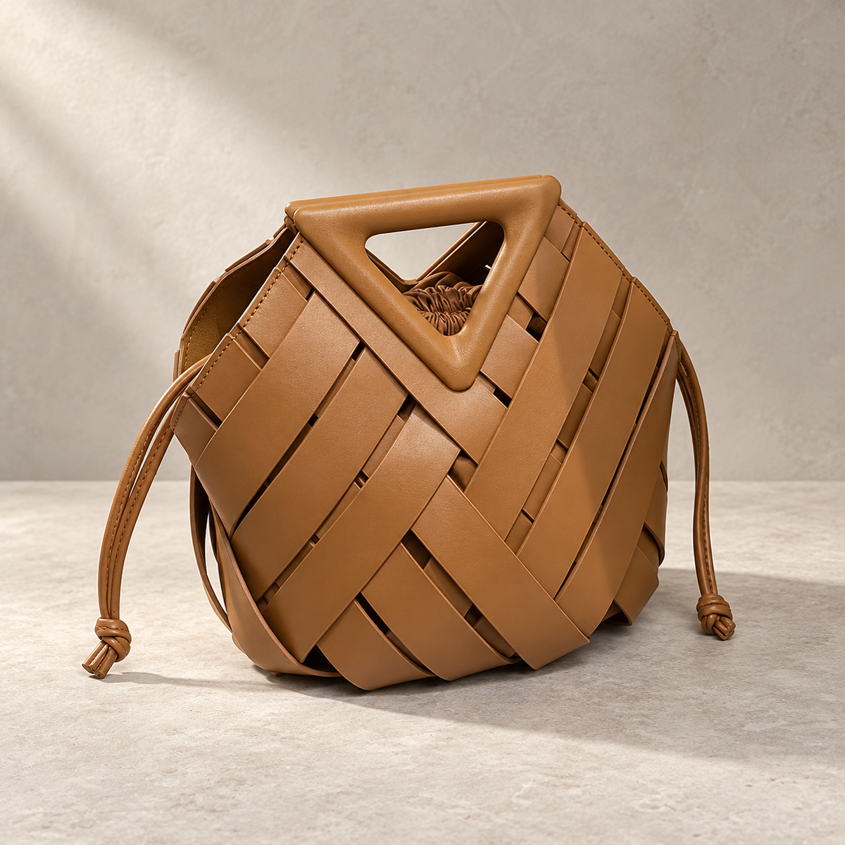 Rosette Woven Bag