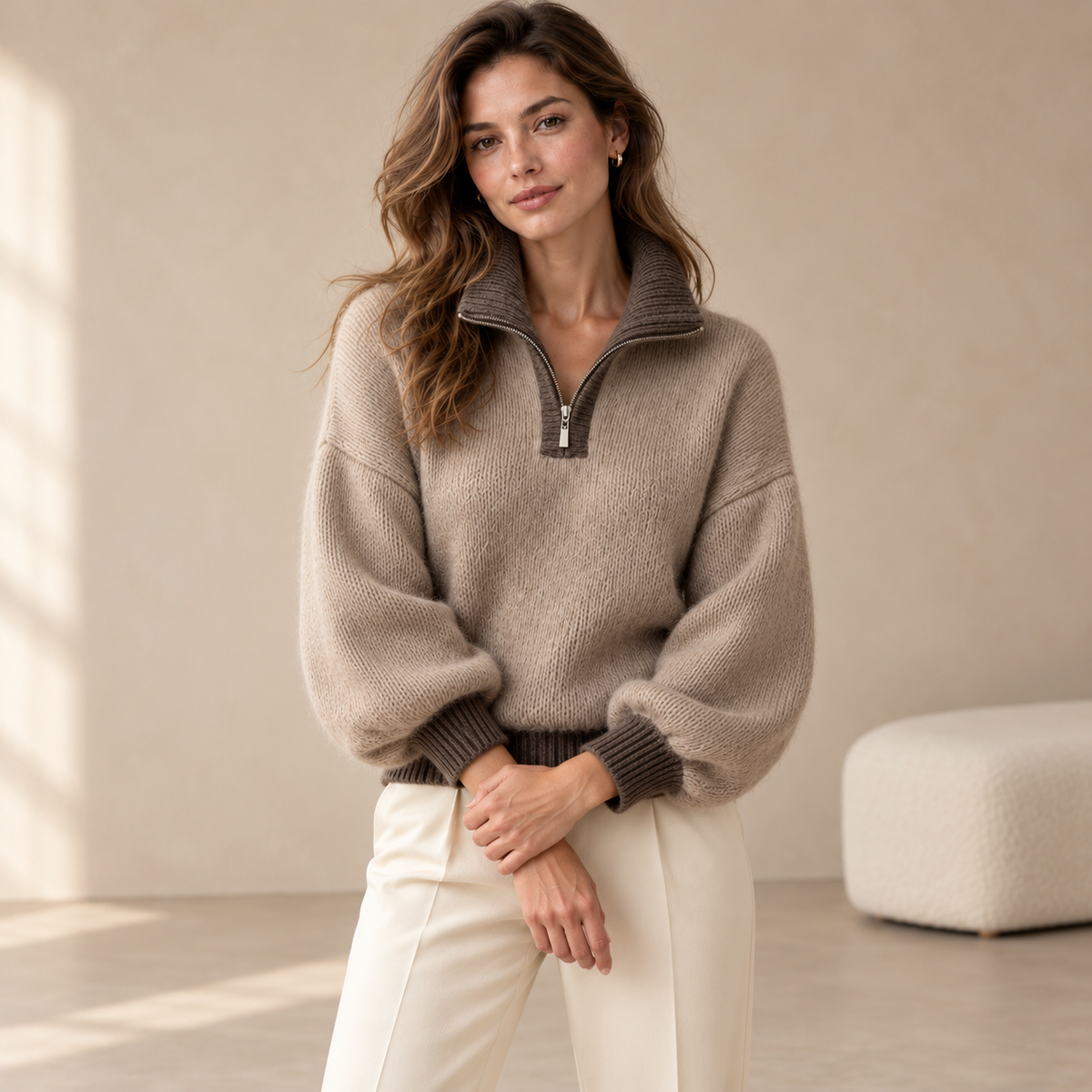 Magnolia Contrast Sweater