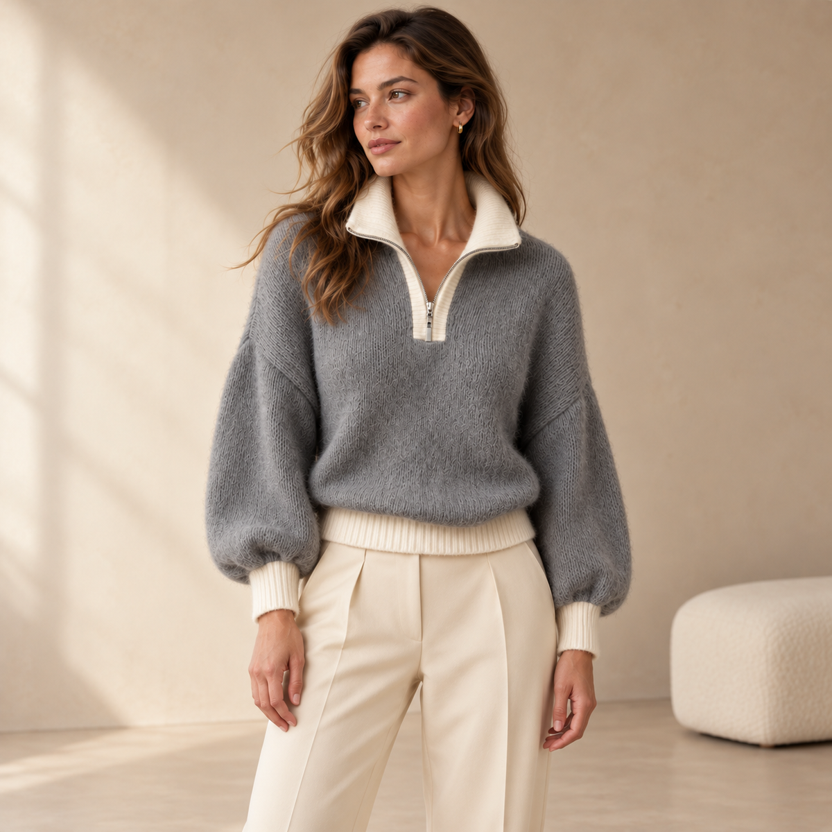 Magnolia Contrast Sweater